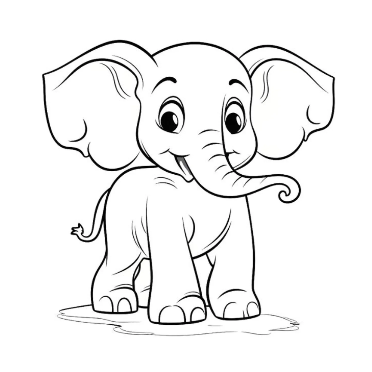 Elephant Main coloring page